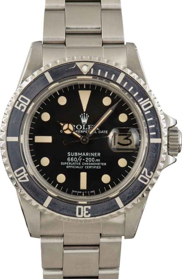 Men’s Rolex Submariner Stainless Steel 1680, Pre-Owned for sale