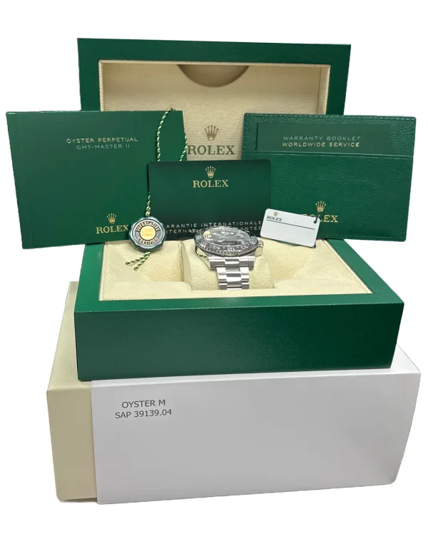 MINT 2023 Rolex GMT-Master II BATGIRL Blue 40mm JUBILEE Steel 126710 BLNR BOX for sale