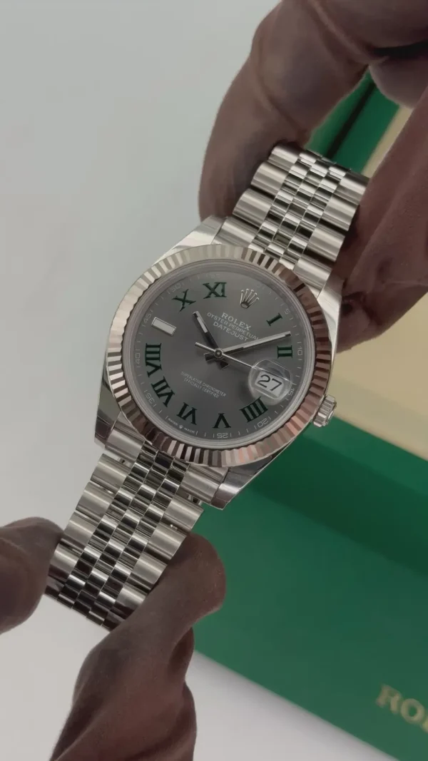 2026 Rolex Datejust 41mm 126334 Jubilee Wimbledon Dial (Unworn) for sale