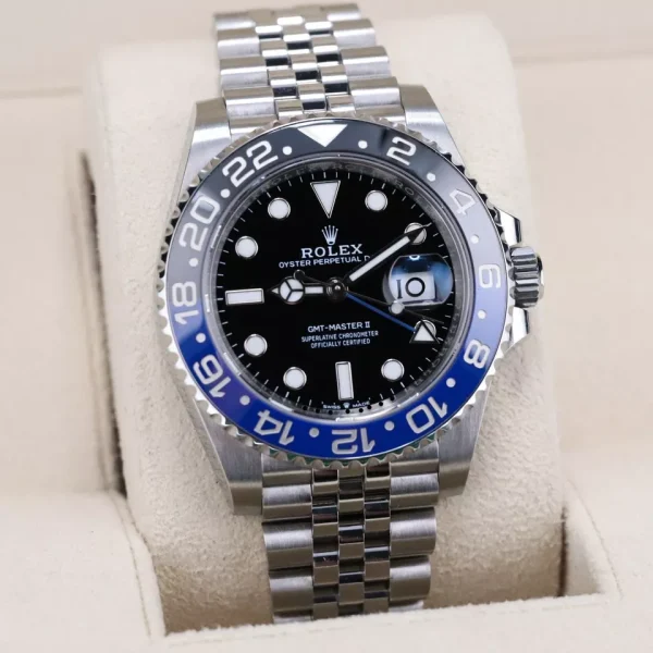 2024 Rolex GMT-Master II Batgirl 40mm Jubilee Blue Black 126710BLNR for sale