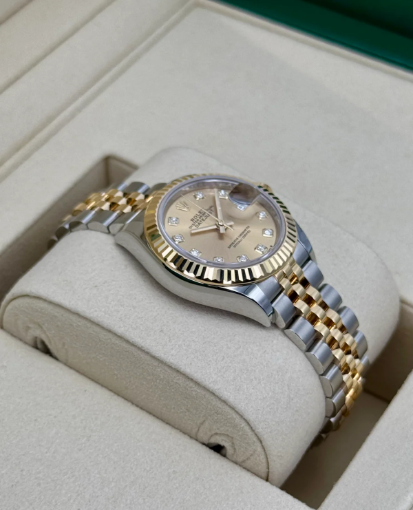 2025 Rolex Lady Datejust 28mm 279173 Jubilee Champagne Diamond Dial (Unworn) (No. 2 of 2) for sale