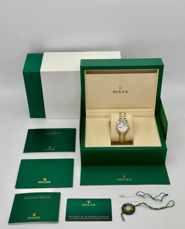 2025 Rolex Lady Datejust 28mm 279173 Jubilee MOP Diamond Dial (Unworn) (No. 2 of 2) for sale