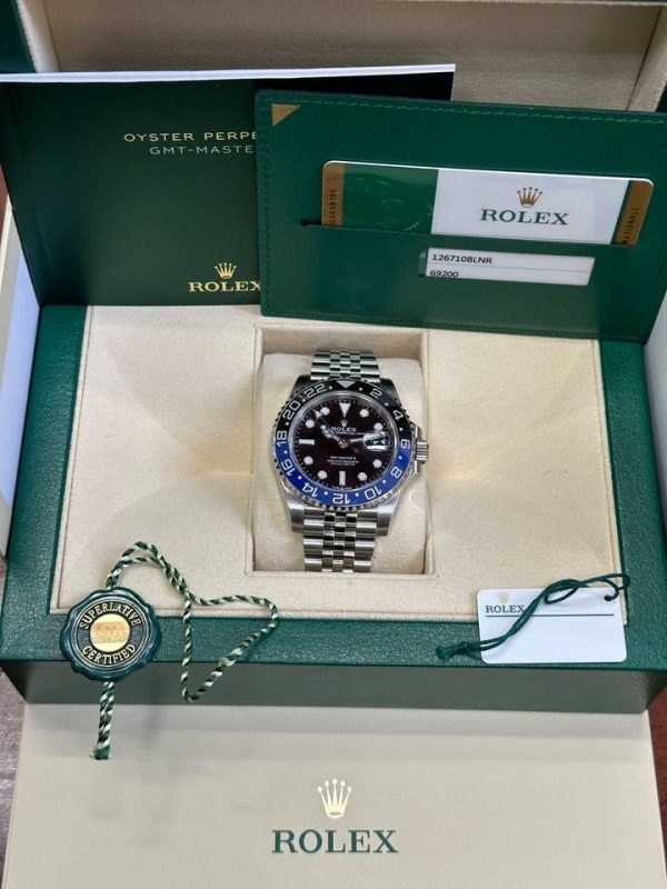 2019 Rolex GMT-Master II “Batgirl” 40mm 126710BLNR Jubilee Black Dial (No. 1 of 3) for sale