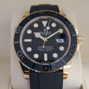 2023 Rolex Yacht-Master 42mm 226658 Gold Oysterflex Black Dial (Unworn) for sale