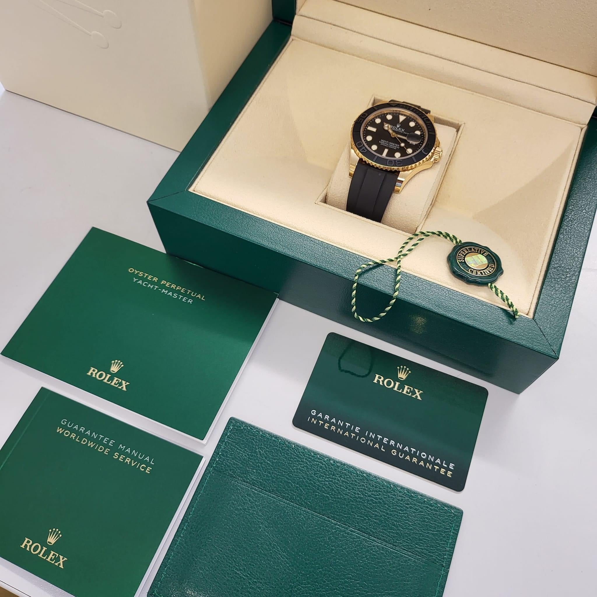 Rolex Yacht-Master 226658 dial and case detail