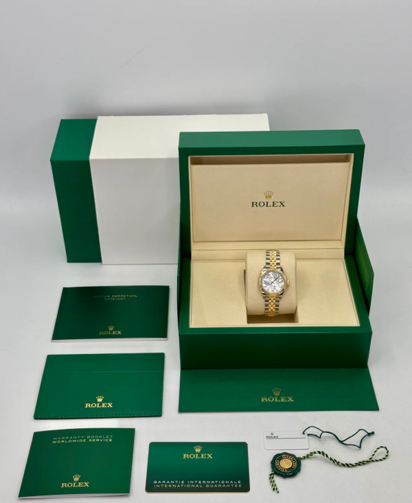 2025 Rolex Lady Datejust 28mm 279173 Jubilee MOP Diamond Dial (Unworn) (No. 1 of 2) for sale