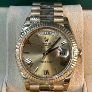 Rolex Day-Date 40mm 228238 Presidential Champagne Dial for sale
