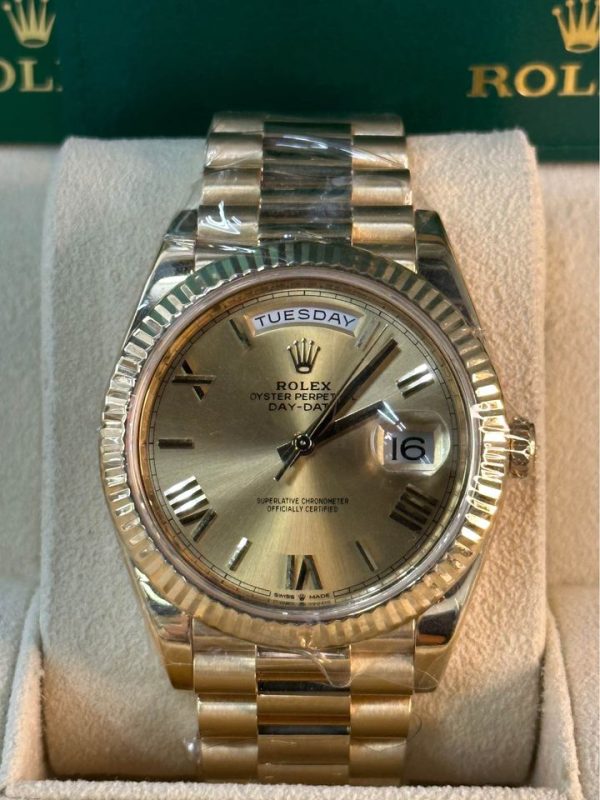 Rolex Day-Date 40mm 228238 Presidential Champagne Dial for sale