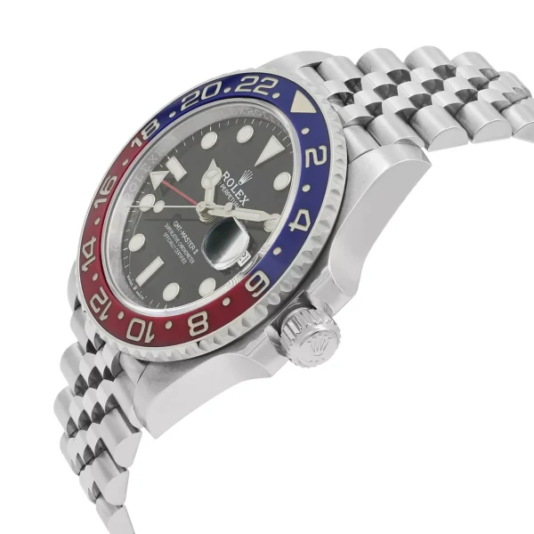 Rolex GMT-Master II 126710BLRO Silver Jubilee Bracelet with Red and Blue Bezel for sale