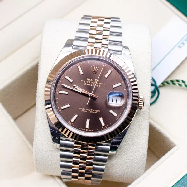 Rolex DateJust 41 126331 Chocolate Dial Jubilee 2023 for sale