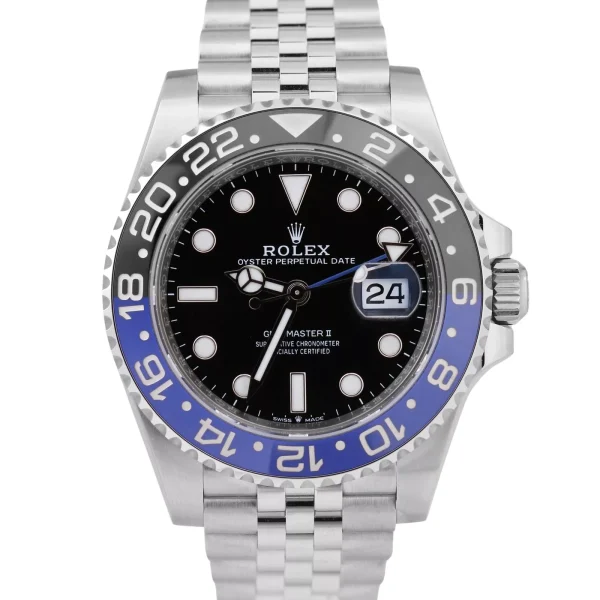 MINT 2023 Rolex GMT-Master II BATGIRL Blue 40mm JUBILEE Steel 126710 BLNR BOX for sale