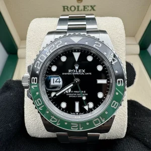 2023 Rolex GMT Master II Sprite Watch Lefty Oyster Bracelet 126720VTNR Full Set (No. 1 of 2) for sale