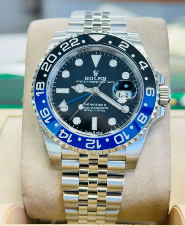 Rolex GMT-MASTER II 126710BLNR Batgirl 40mm SS Black /Blue Ceramic Bezel for sale