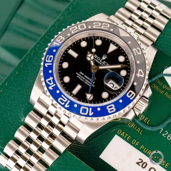ROLEX GMT-MASTER II 126710 BLNR BATMAN JUBILEE NEVER WORN 2024 for sale