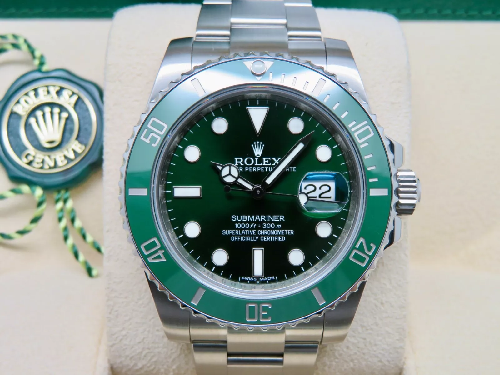 Pre owned Rolex Submariner 116610LV for sale