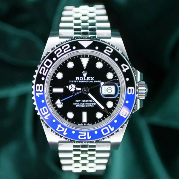 2024 Rolex GMT-Master II “Batgirl” 40mm Jubilee Blue Black Bezel for sale