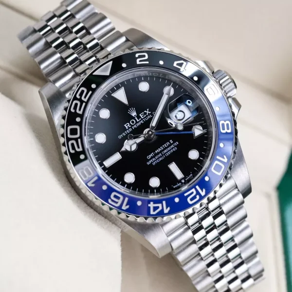 2024 Rolex GMT-Master II Batgirl 40mm Jubilee Blue Black 126710BLNR for sale