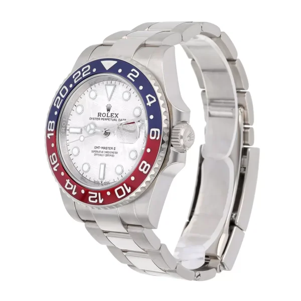 Mint Rolex Meteorite Pepsi GMT-Master II Meteorite White Gold 126719BLRO for sale