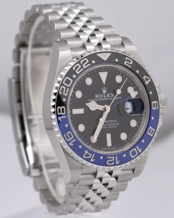 MINT 2023 Rolex GMT-Master II BATGIRL Blue 40mm JUBILEE Steel 126710 BLNR BOX for sale