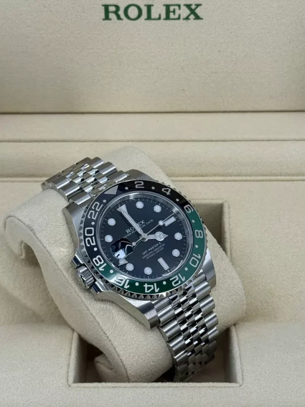 Mint Rolex GMT-Master II, 40mm, Sprite, Jubilee, 126720VTNR-0002, dated 2023 for sale