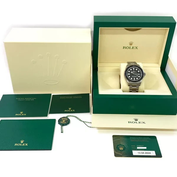 2024 Rolex Yacht-Master 42, Titanium, Black Dial, 226627 for sale