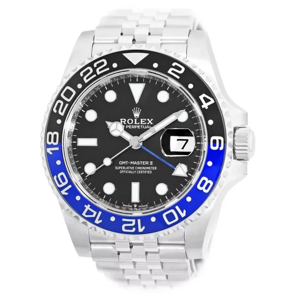 ROLEX Stainless Steel 40mm GMT Master II BATGIRL 126710BLNR Box for sale