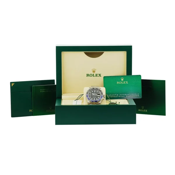 ROLEX Stainless Steel 40mm GMT Master II BATGIRL 126710BLNR Box for sale