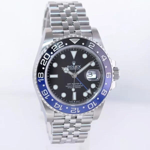 2021 MINT Rolex GMT Master Batman Blue Jubilee Ceramic 126710BLNR Watch Box for sale