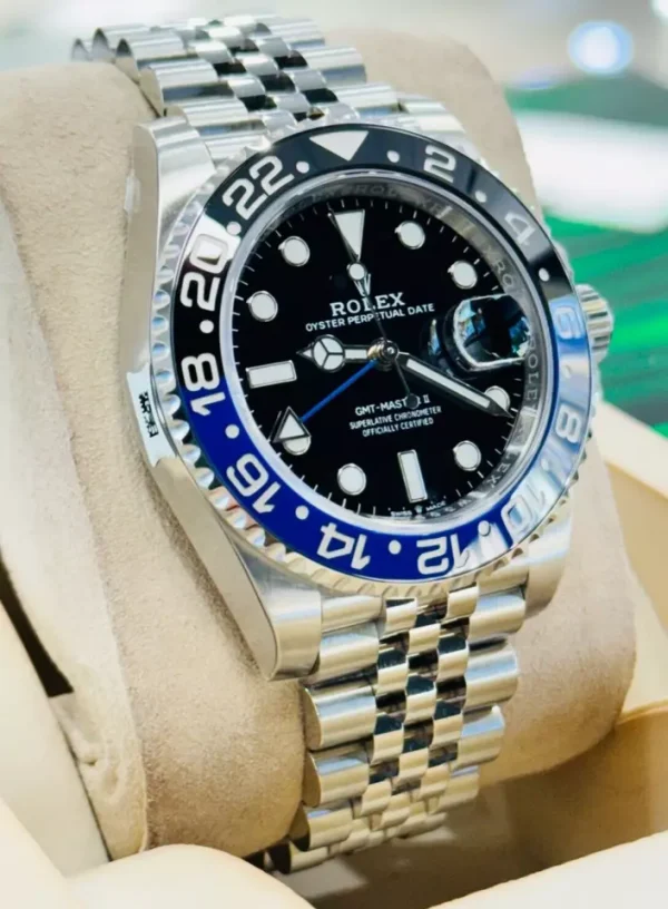 Rolex GMT-MASTER II 126710BLNR Batgirl 40mm SS Black /Blue Ceramic Bezel for sale