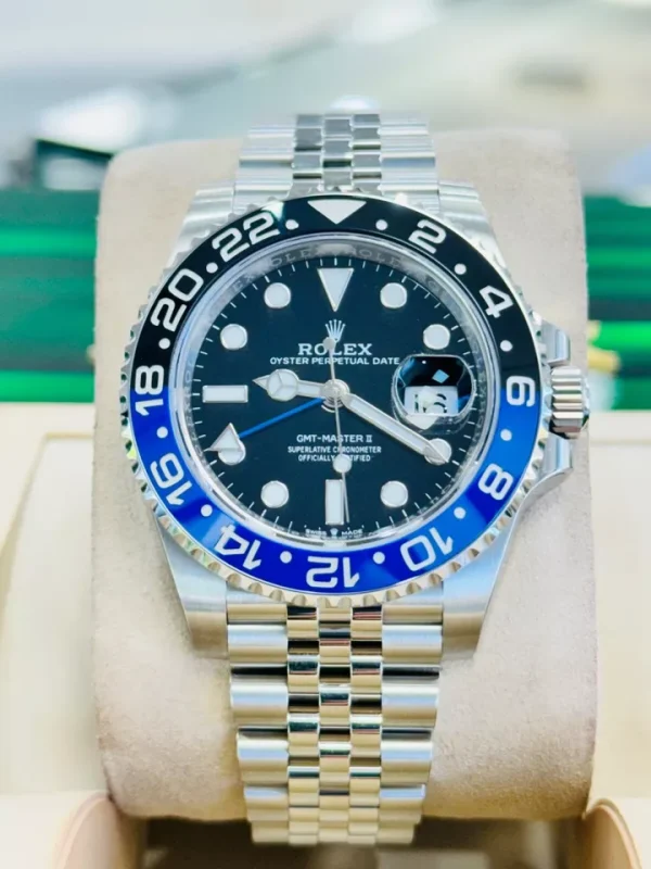 Rolex GMT-MASTER II 126710BLNR Batgirl 40mm SS Black /Blue Ceramic Bezel for sale