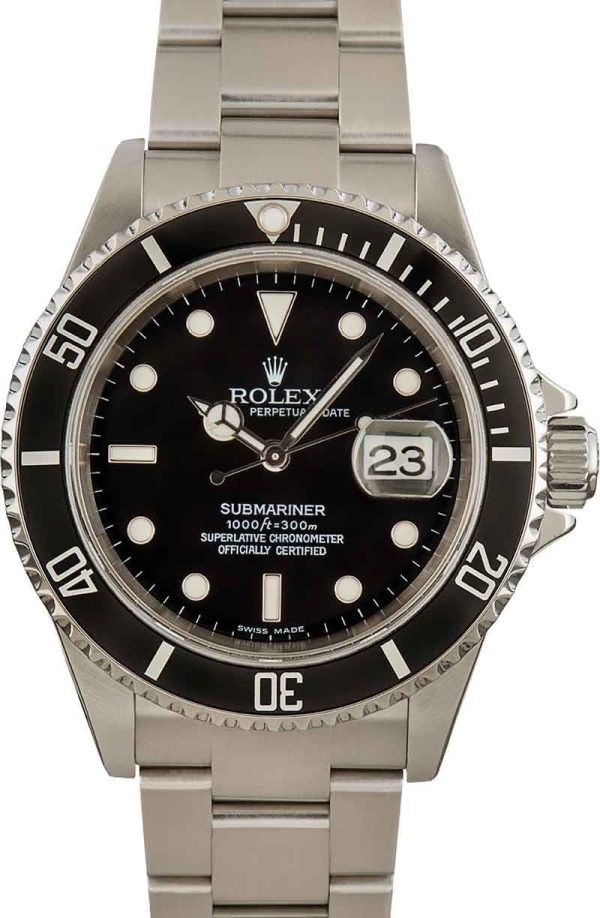 Used Men’s Rolex Submariner 16610 for sale
